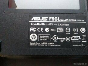 predám na opravu , diely notebook Asus F5GL - 6