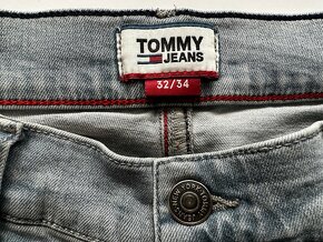 Pánskekvalitné džínsy- skinny Tommy HILFIGER - 32/34 - 6