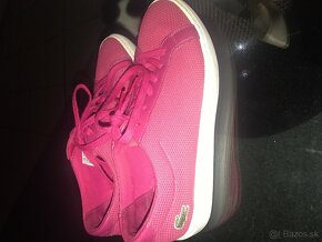 LACOSTE originál damske fuksia tenisky 39/40 - 6