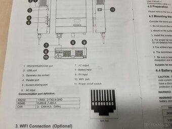 Fotovoltaicky invertor 5,5kw -hybridný - 6