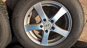 Elektrony 5x114 HYUNDAI IX-35 + 215/70 R16 100T XL ZIMNÉ 7mm - 6