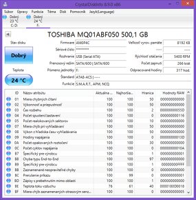 HDD 500GB, 2,5" - 6