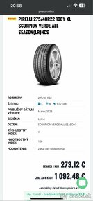 PIRELLI 275/40 R22 108Y XL SCORPION VERDE ALL SEASON - 6