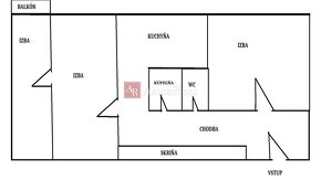 3izbový byt s balkónom, 66m2, Banská Bystrica - Fončorda, - 6