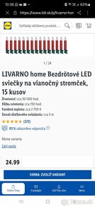 vianocne LED svetielka LIDL - 6