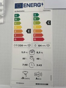 Predám LG Práčku so sušičkou F2DV5S8S1 - 6