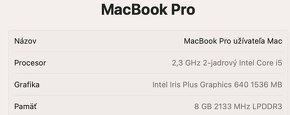 Predam MacBook Pro 13,3”, 8GB/256GB, Space Gray - 6