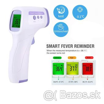 Medicínsky bezkontaktný teplomer - Meranie za 1s, tíchý chod - 6