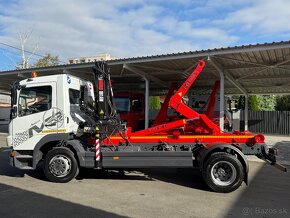 MERCEDES-BENZ ATEGO 1222 HÁKOVÝ NOSIČ HYDRAULICKÁ RUKA HIAB - 6