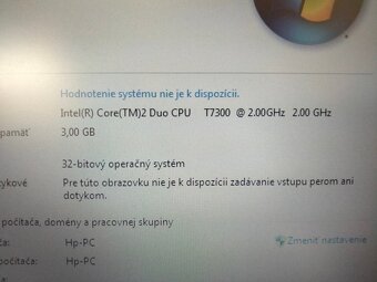 predám 14" Hp 6910p - 3gb ram - 320gb hdd - Win 7 32bit - 6