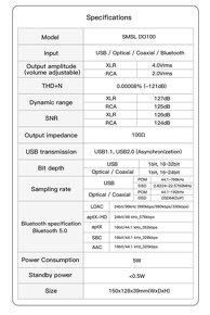 DAC Prevodník Hi-Res SMSL DO100 - 6