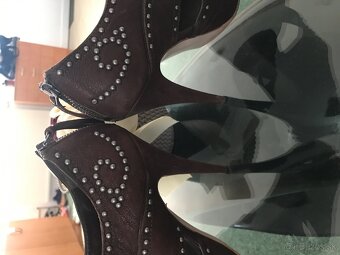 MIU MIU originál damske extravagantne sandalky 37 1/2 - 6