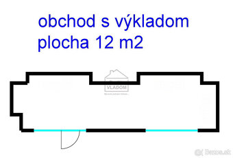 ⭐ Kancelária či malý obchod na prízemí, plocha 12 m2. - 6