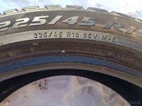 225/45 r18 zimné pneumatiky 2ks Pirelli runflat DOT2020 - 6