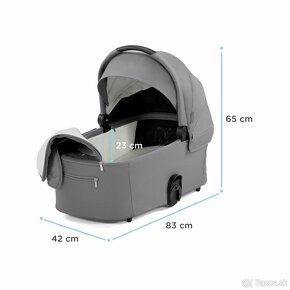 KINDERKRAFT Kombinovaný kočík Nea 2v1 Deep Grey - 6