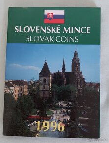 SADY Slovenských  mincí- roky 1993. 1994, 1995, 1996, 1997 - 6