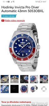 Hodinky Invicta Pro Diver Automatic 43mm 5053OBXL - 6