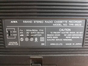 Kazetové rádio AIWA TPR-950 - 6