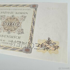 5000Ks 1944 série 4Kl - perforovaná / specimen - 6