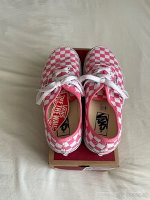 Nové Vans Authentic checkerboard pink (39) - 6