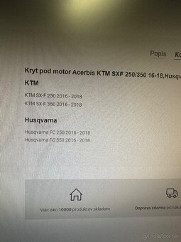 Kryt motora ktm sx-f 250,350 - 6