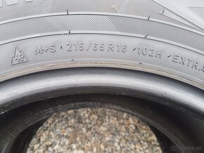 215/65 r16 zimné pneumatiky 2ks Nokian DOT2019 - 6