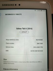Predám Tablet Samsung Galaxy Tab A6 SM-T585 LTE 16GB na SIM - 6