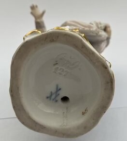 Meissen - Dievča s bábikou - porcelán - 6
