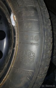 Predám 4ks zimné pneumatiky 205/60 R16 Krisalp, Kleber HP3. - 6