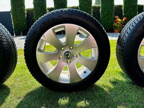 Komplet letnú sadu alu Škoda SPECTRUM- 5x112 205/55 R16. - 6