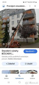 Stavebný výťah rebrík 38m - 6