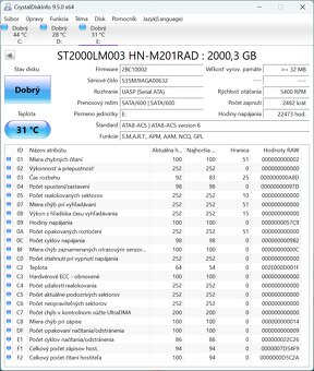 Pevny disk 2.5" Seagate Spinpoint M9T 2TB - 6