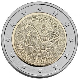 Euromince - pamatne dvojeurove mince ESTONSKO - 6