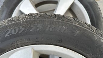 ALU Disky + zimné gumy - 205/55 R16 - 6