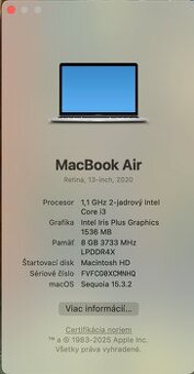 MacBook Air 2020 (i3, 8GB RAM, 256GB SSD) - 6