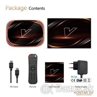 Android TV Box, Vontar X4, S905X4, 4/32 GB - 6