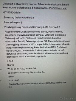 tablet samsung galaxy gt-p7500 - 6