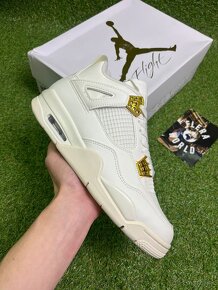 Air Jordan 4 white/gold - 6