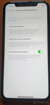 iPhone 11 128GB white 94% baterka pekný stav - 6