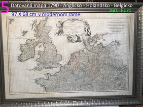 Staré mapy rok 1750 - 1884 - 6