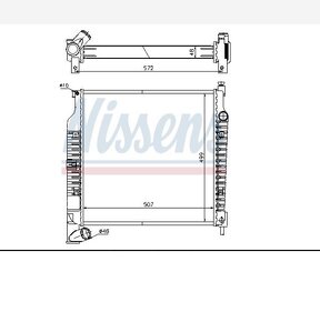Chladič motora Jeep Cherokee 2001-2008 - 6