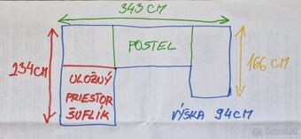 Predam sedaciu súpravu v tvare U - 6