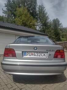 BMW 523i e39 len 119786km, manual, origo stav - 6