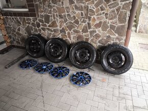 Predám staré zimné pneumatiky 195/65 R15 91H 5x100 - 6