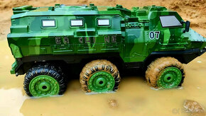 Nové RC auto Military Armádní Transportér 6x6 - 6