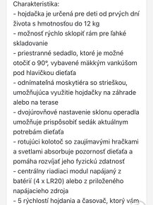 Hojdačka pre bábätko Caretero Raffi - 6