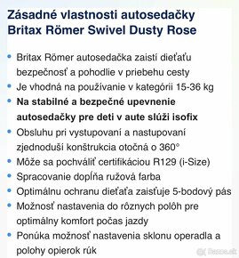 Autosedačka s isofixom Britax Römer - 6