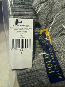 Ralph Lauren Cable-Knit Cotton Jumper, velkost L - 6