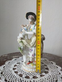 Meissen porcelánová soška - 6