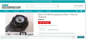 predam repro BOSE MARINE SPEAKER 131 - 6